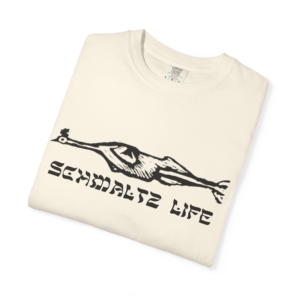 Schmaltz Life T‑Shirt — Vintage Chicken Fat Graphic Tee