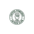 Coffee Powered Father Club Sticker | Father's Day Dad Humor