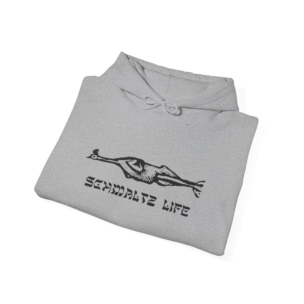 Schmaltz Life Hoodie — Chill Life Chicken Fat Logo