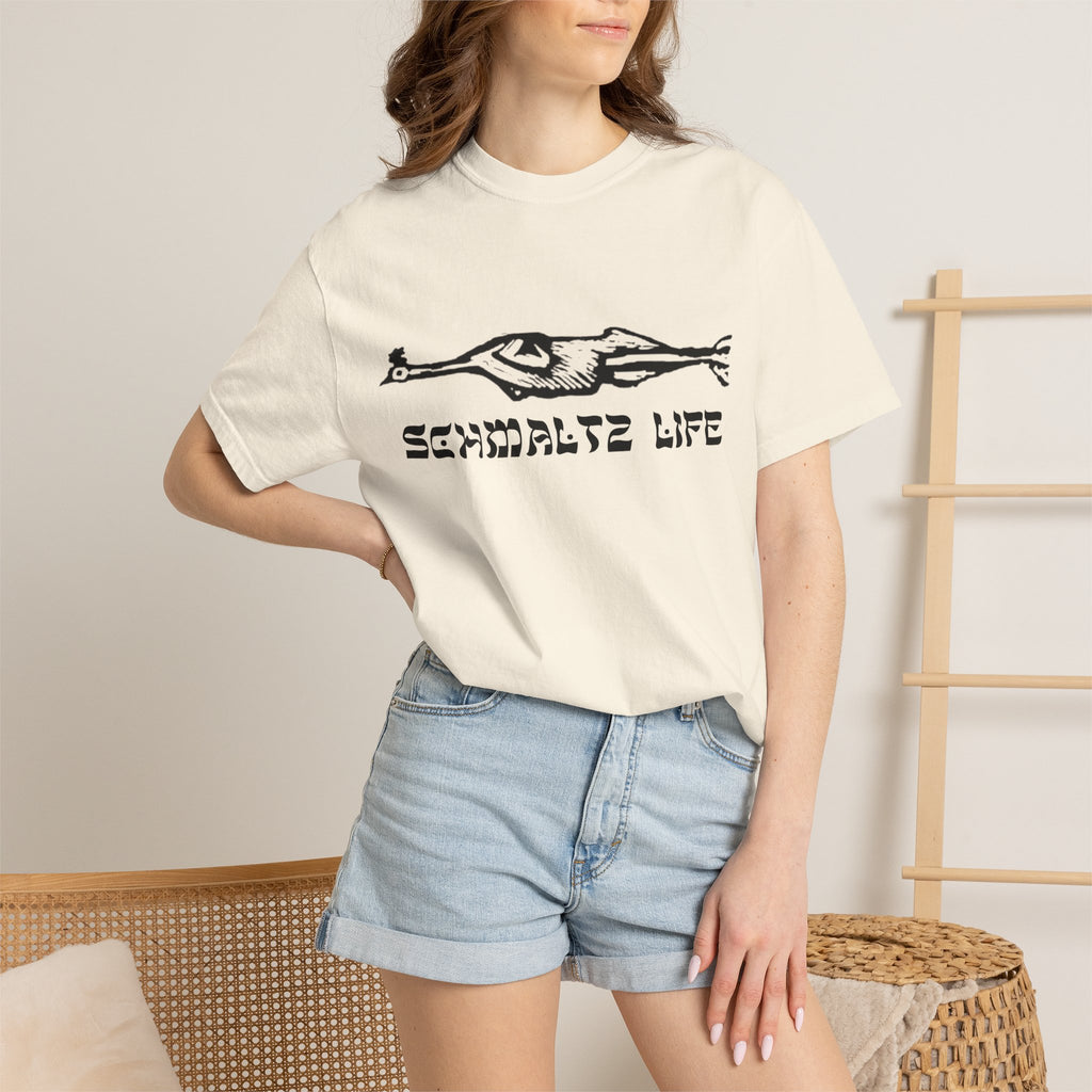 Schmaltz Life T‑Shirt — Vintage Chicken Fat Graphic Tee
