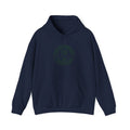 Coffee Powered Father Club Hoodie | Father's Day Dad Humor, Retro Badge