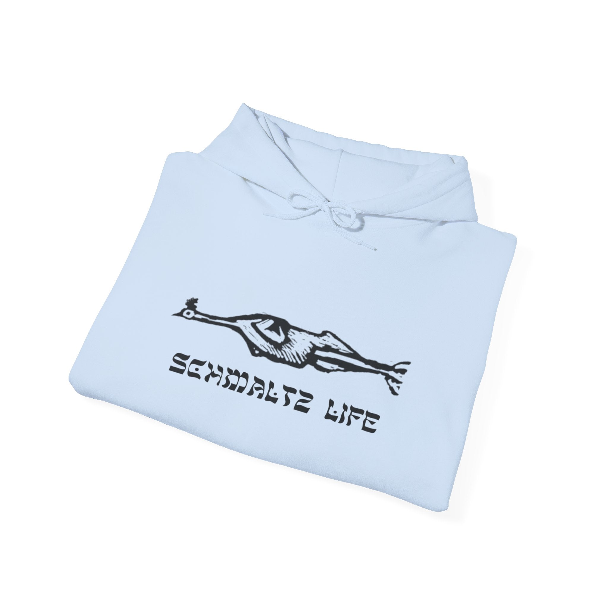 Schmaltz Life Hoodie — Chill Life Chicken Fat Logo