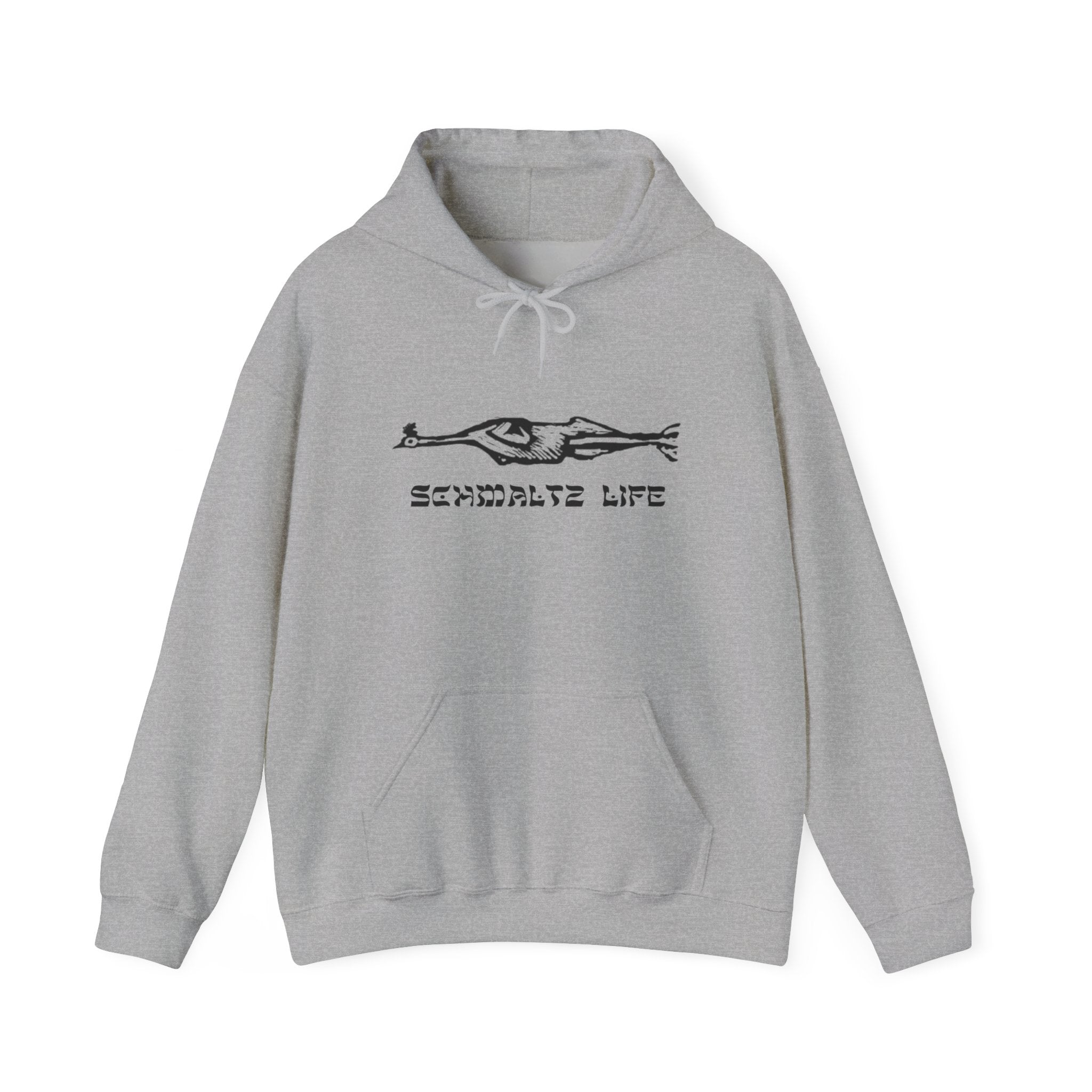 Schmaltz Life Hoodie — Chill Life Chicken Fat Logo