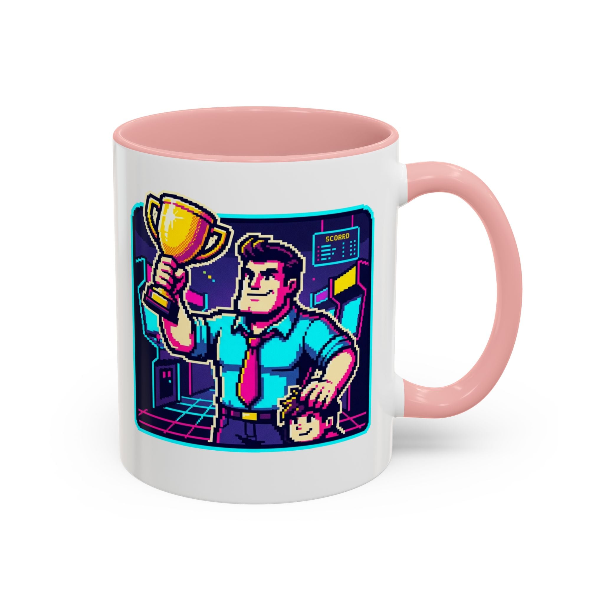 Retro Gamer Fathers Day Mug | Retro Gamer Trophy Coffee Cup