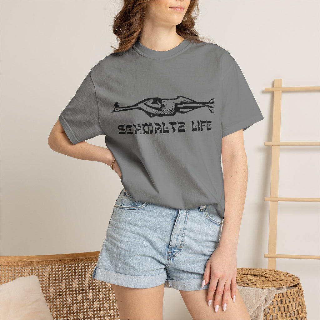 Schmaltz Life T‑Shirt — Vintage Chicken Fat Graphic Tee