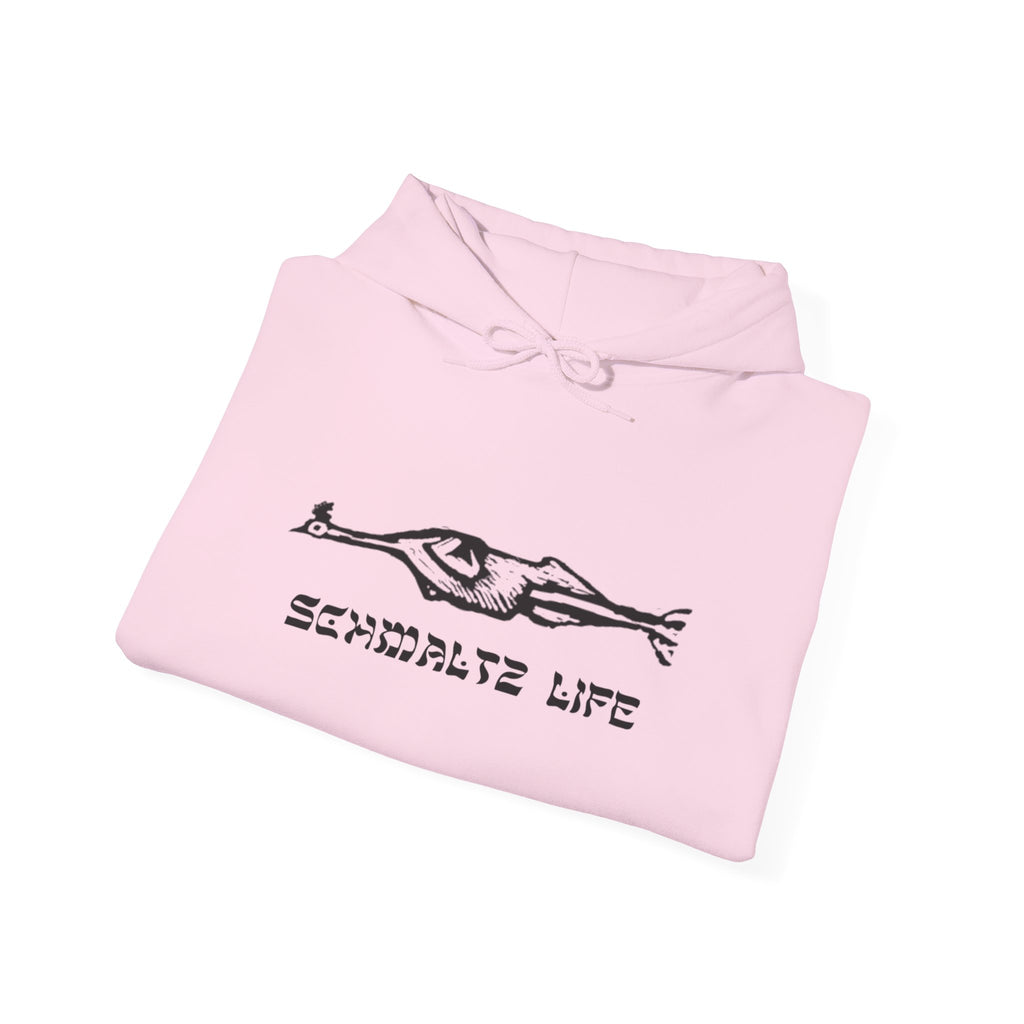 Schmaltz Life Hoodie — Chill Life Chicken Fat Logo