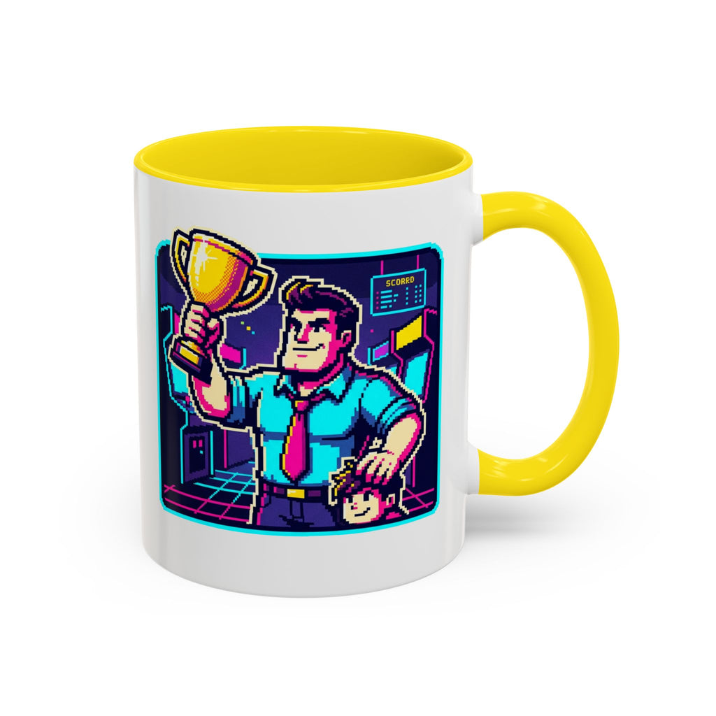 Retro Gamer Fathers Day Mug | Retro Gamer Trophy Coffee Cup