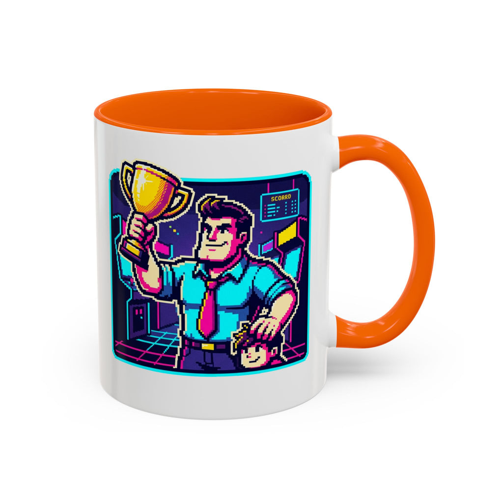 Retro Gamer Fathers Day Mug | Retro Gamer Trophy Coffee Cup