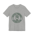 Coffee Powered Father Club T-Shirt | Father’s Day Dad Tee, Retro Badge