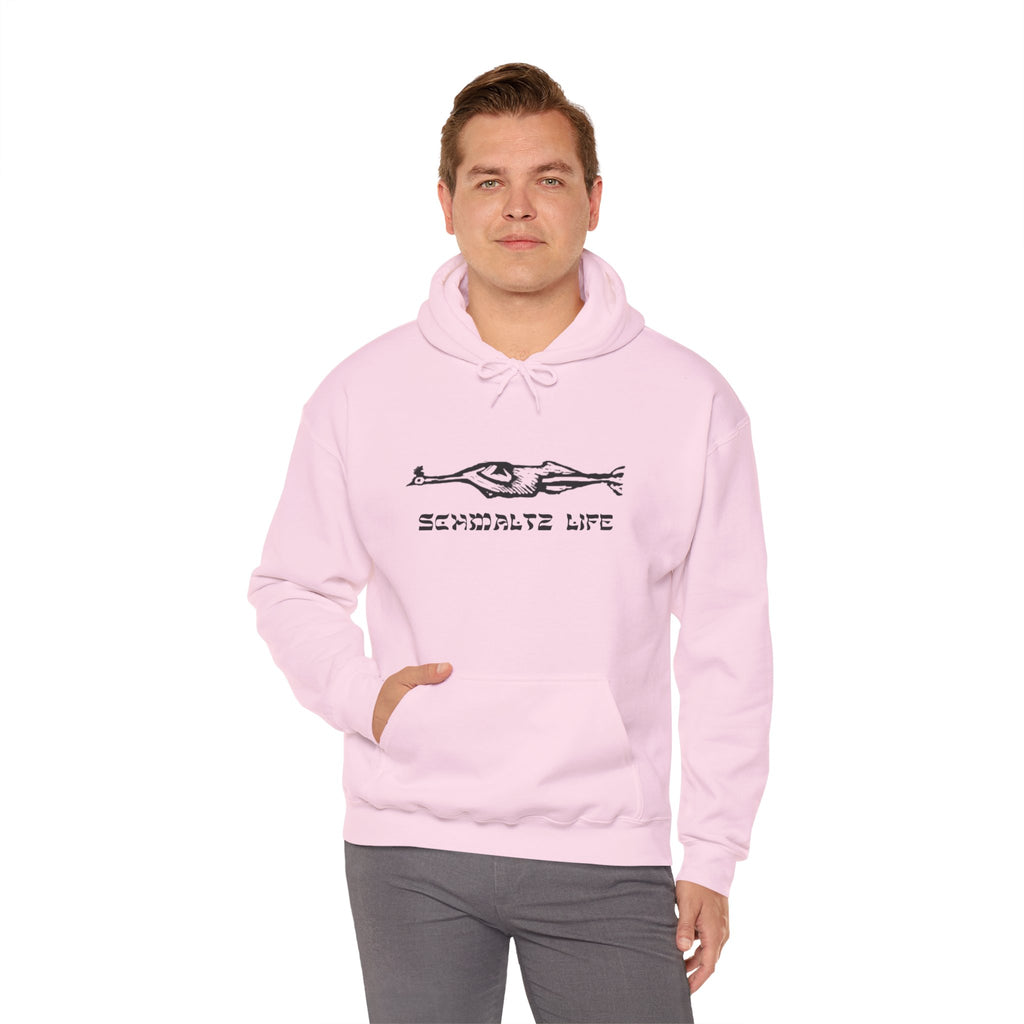 Schmaltz Life Hoodie — Chill Life Chicken Fat Logo