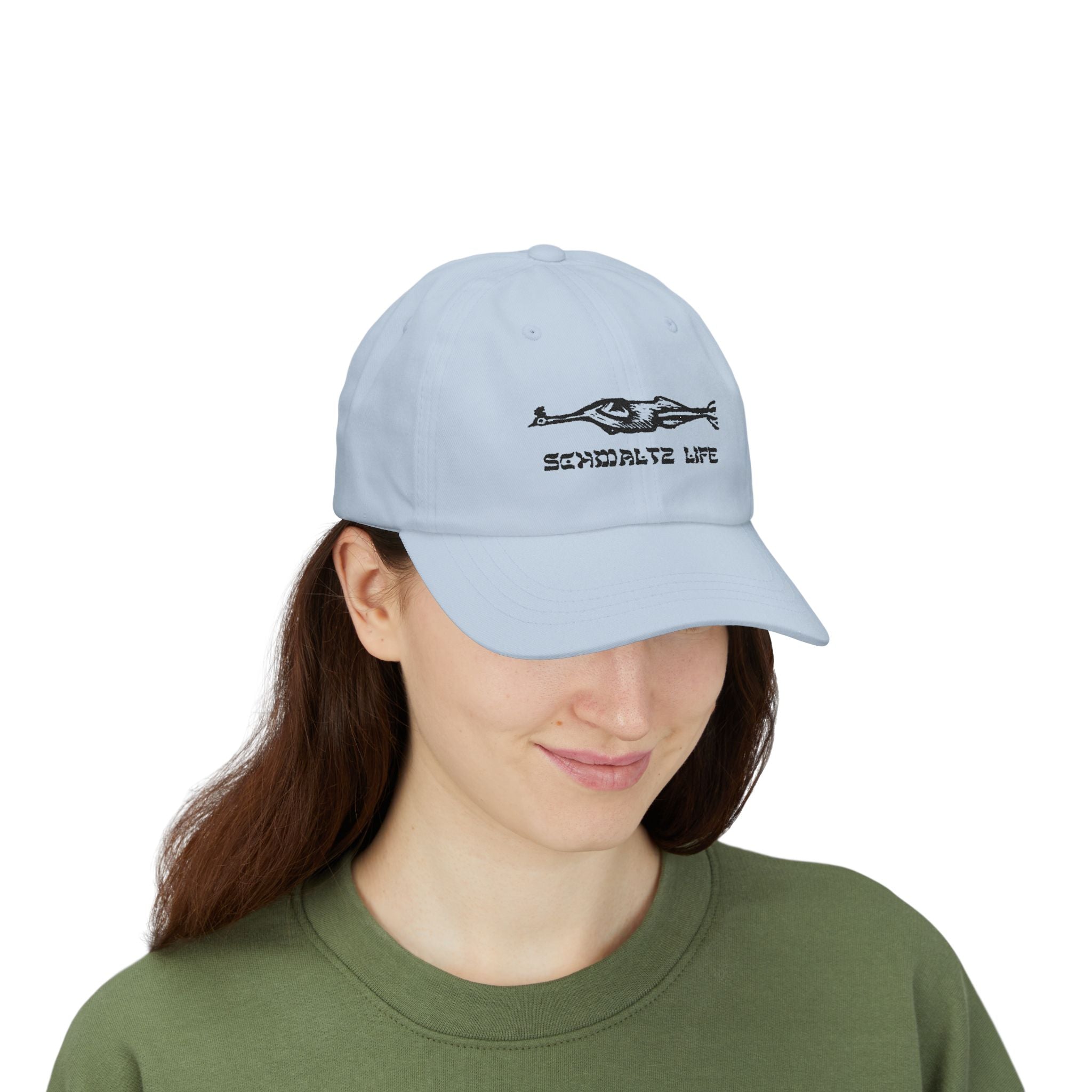 Schmaltz Life — 'Schmaltz Life' Minimal Embroidered Chicken fat Hat