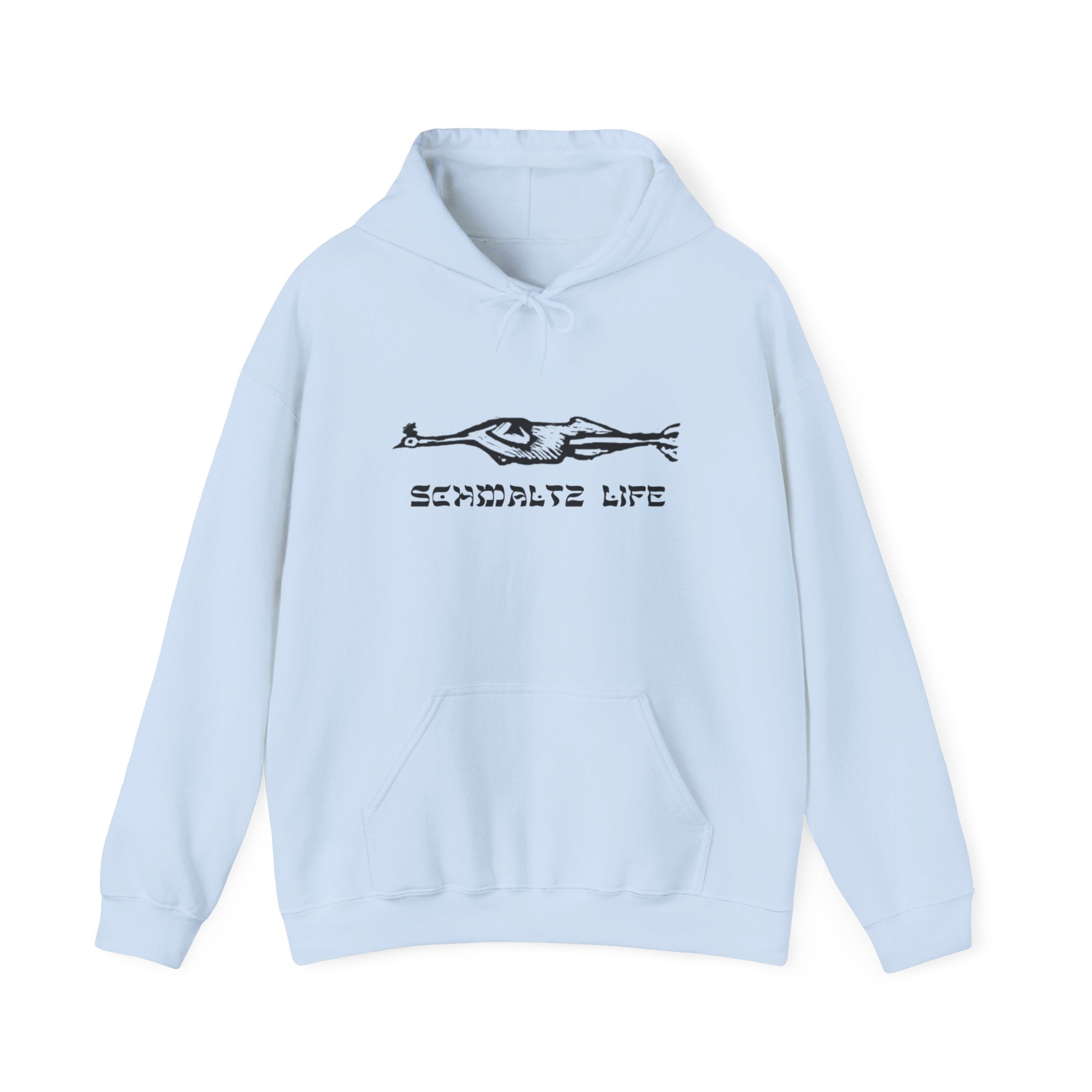 Schmaltz Life Hoodie — Chill Life Chicken Fat Logo