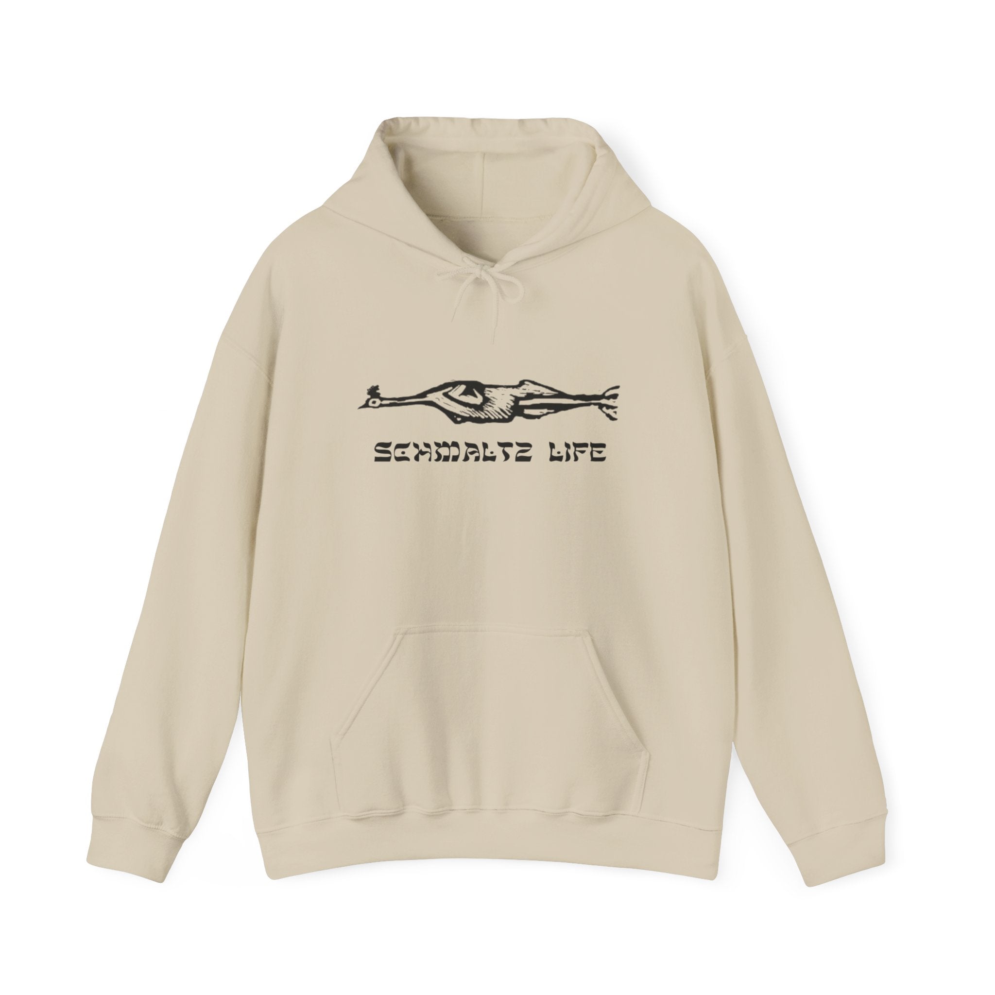 Schmaltz Life Hoodie — Chill Life Chicken Fat Logo
