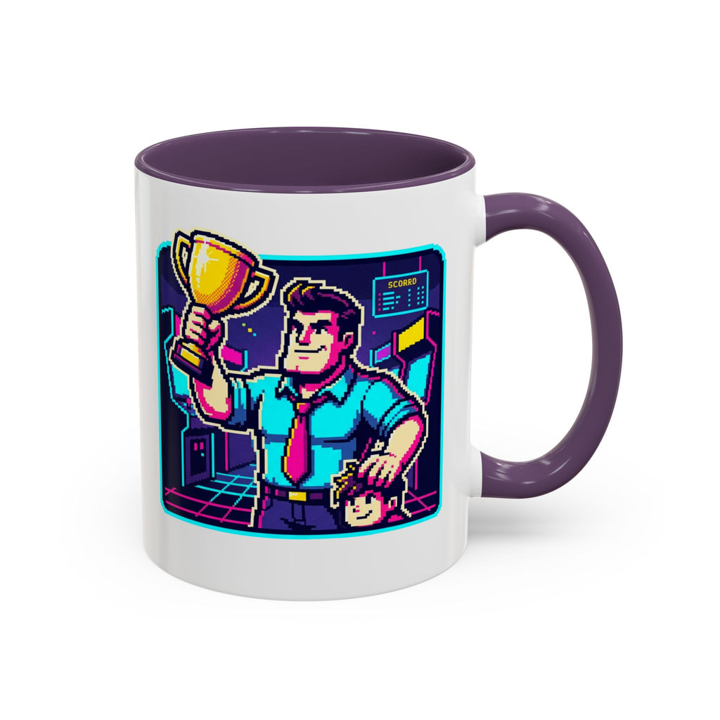 Retro Gamer Fathers Day Mug | Retro Gamer Trophy Coffee Cup